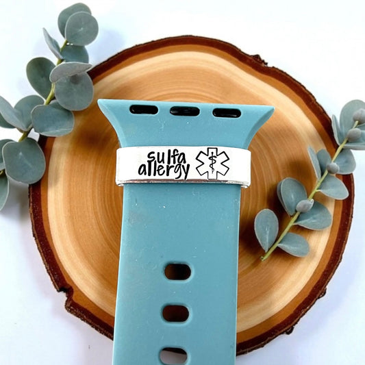 Sulfa Allergy Watch Charm