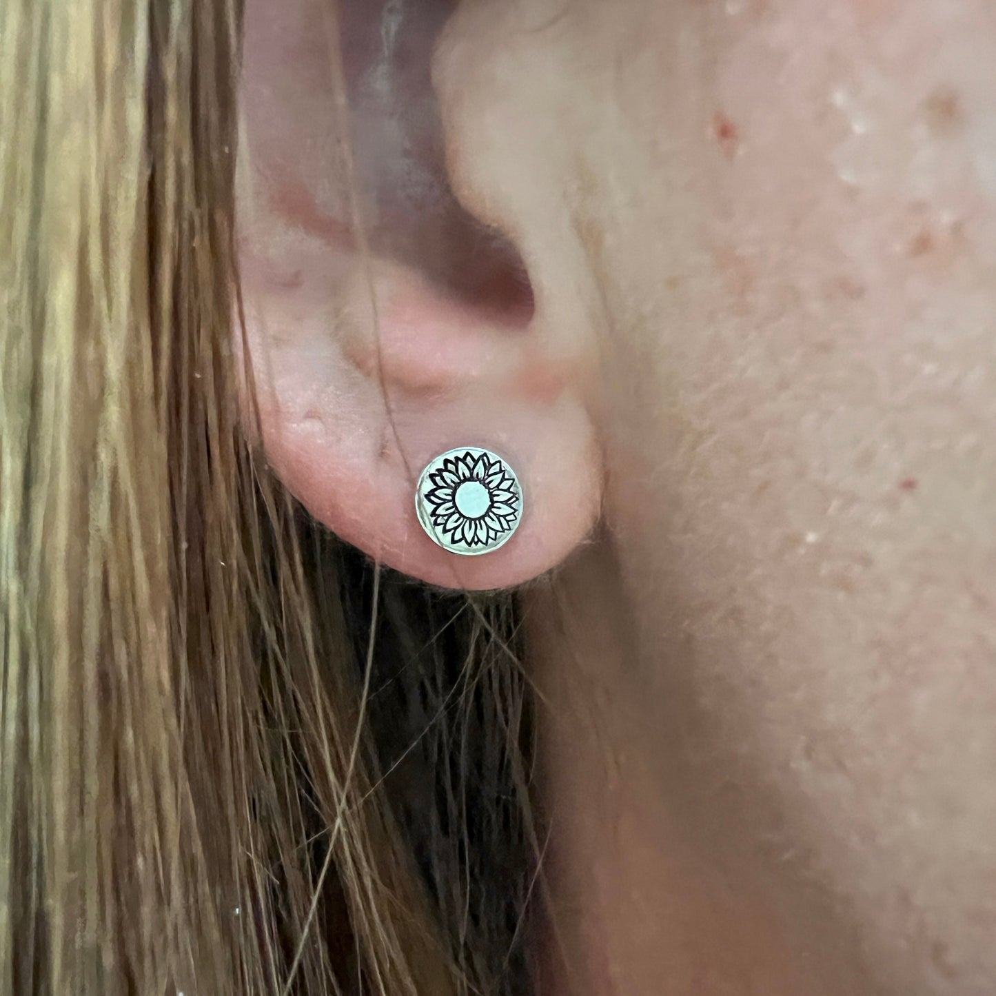 Sunflower Stud Earrings