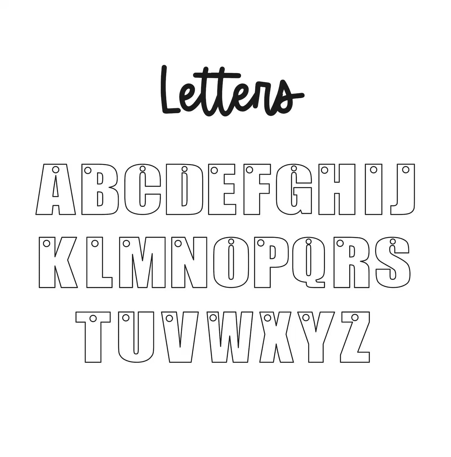 Initial Acrylic Stethoscope Charm