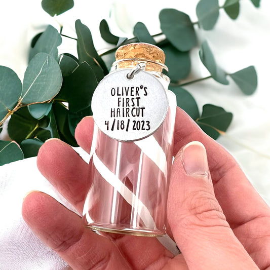 First Haircut Jar with Date