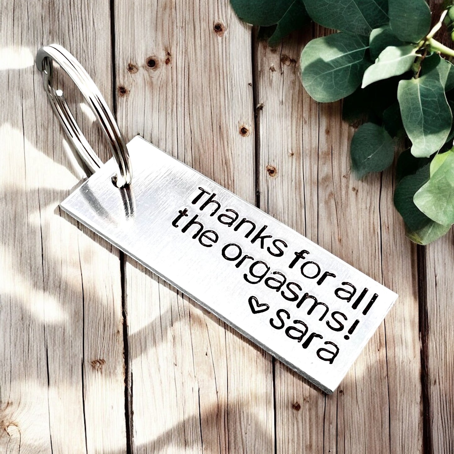 Thanks For All The Orgasms Keychain