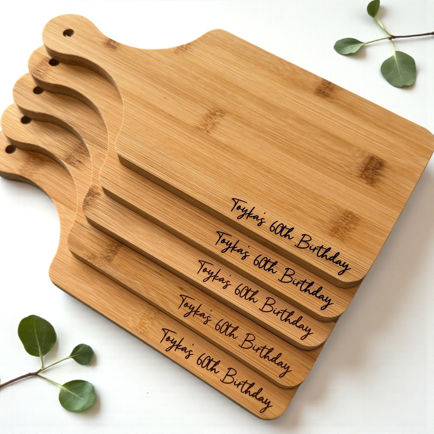 Mini Personalized Charcuterie Board Bottom Text