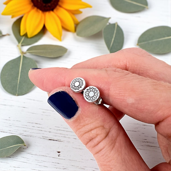 Sunflower Stud Earrings