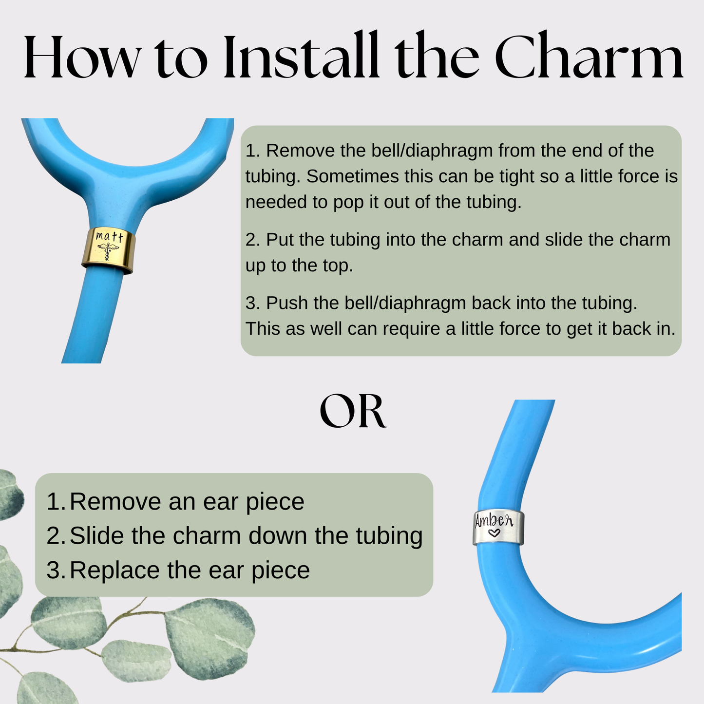 Stethoscope ID Tag