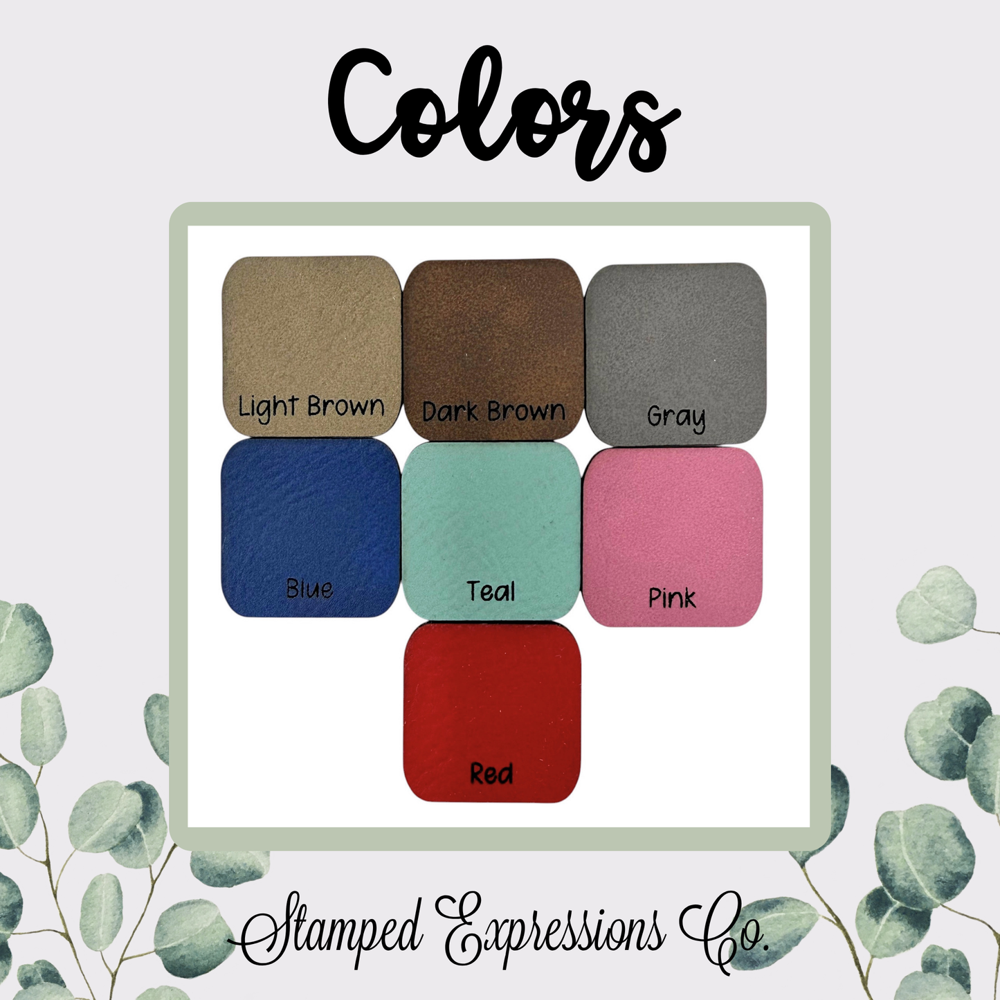 Leather Pet Name Tag