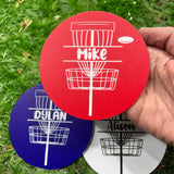 Name In Basket Disc Golf Mini Marker
