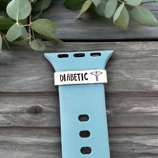 Diabetic Watch Band Charm
