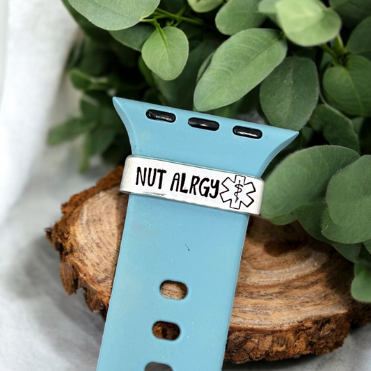 Nut Allergy Star of Life Watch Band Charm