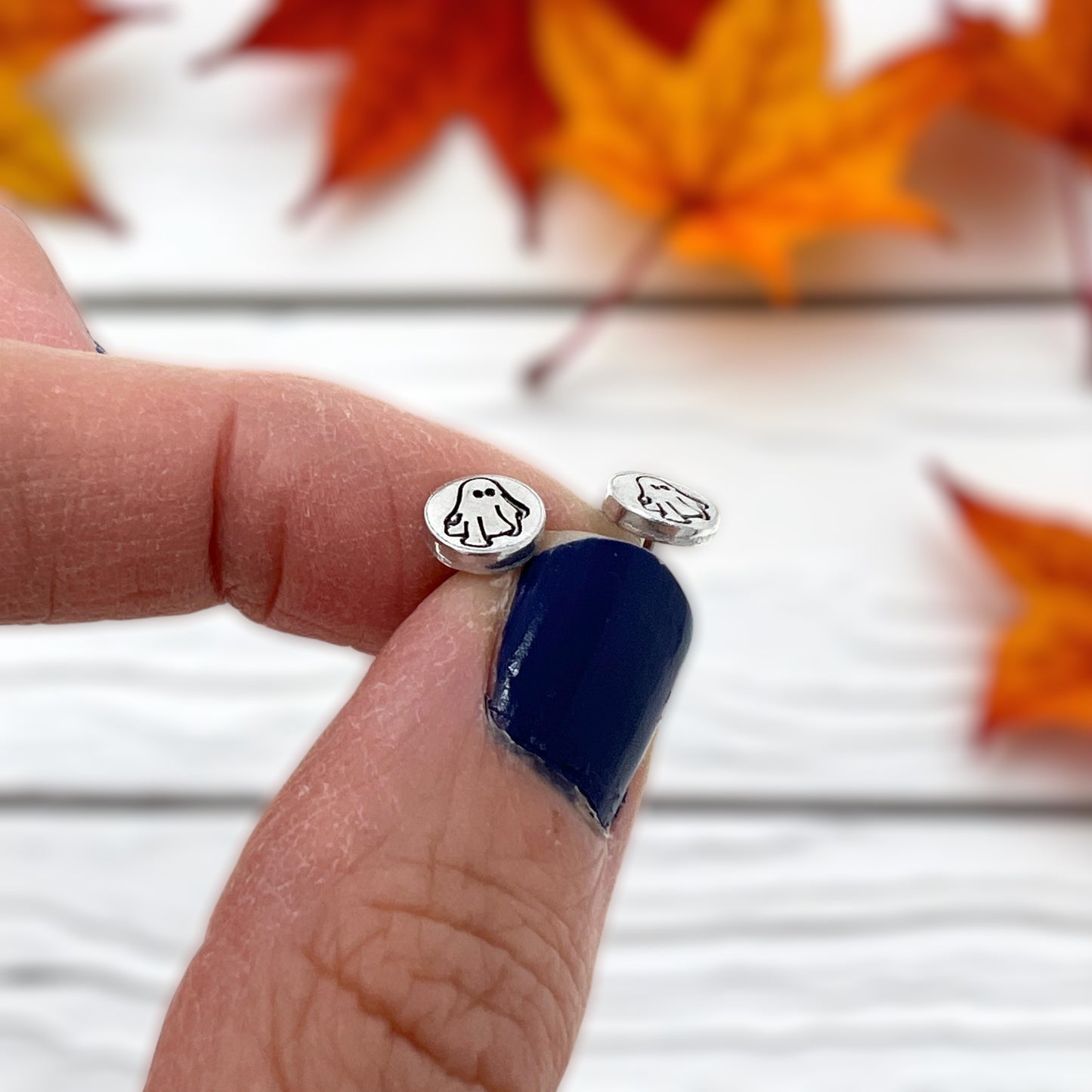 Ghost Stud Earrings