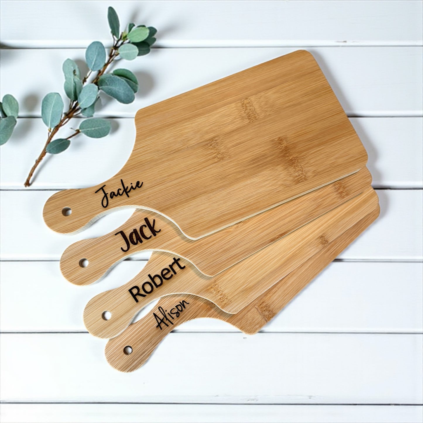 Mini Personalized Charcuterie Board On The Handle